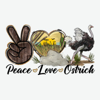 Peace Love Ostrich Urban Heavy Tee | Teevron