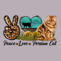 Peace Love Persian Cat Vintage Tee | Teevron