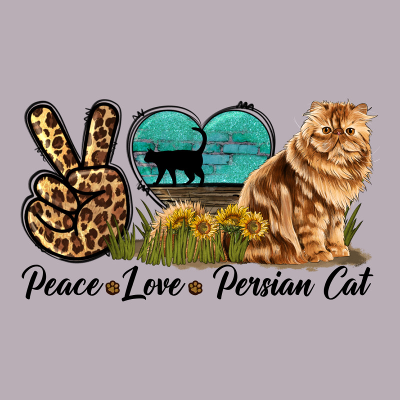 Peace Love Persian Cat Vintage Tee by LillyAllenDesigns | Teevron