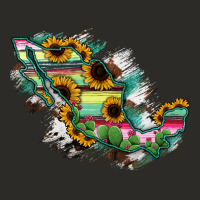 Guerrero Mexico Sunflower Map Heavy Core Tee | Teevron