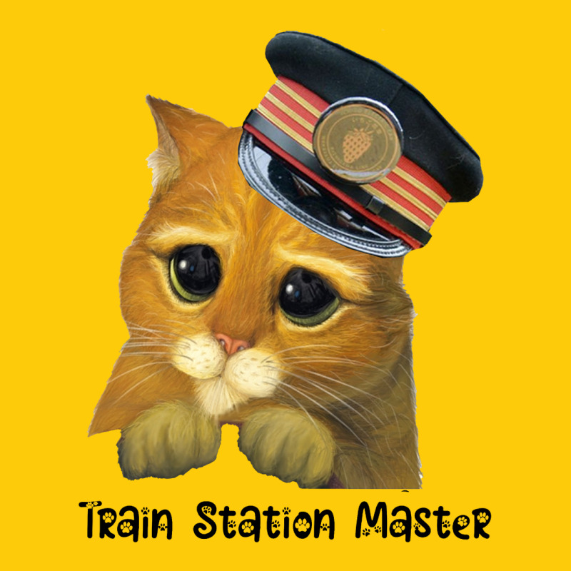 Cat Tama Train Station Master Premium Hoodie by artisFamous | Teevron