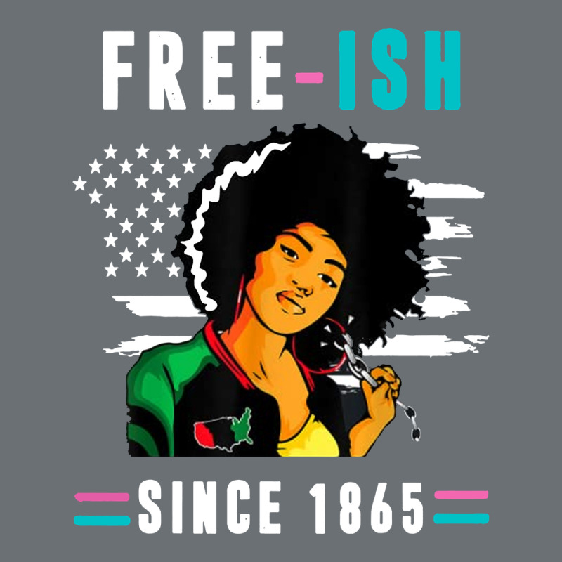 Juneteenth Free Ish Since 1865 Black Premium Hoodie by artisFamous | Teevron