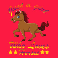Just A Girl Who Loves Horses Zipper Hoodie | Teevron