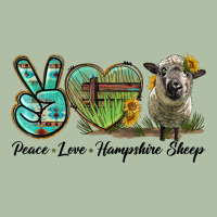 Peace Love Hampshire Sheep Urban Heavy Tee | Teevron
