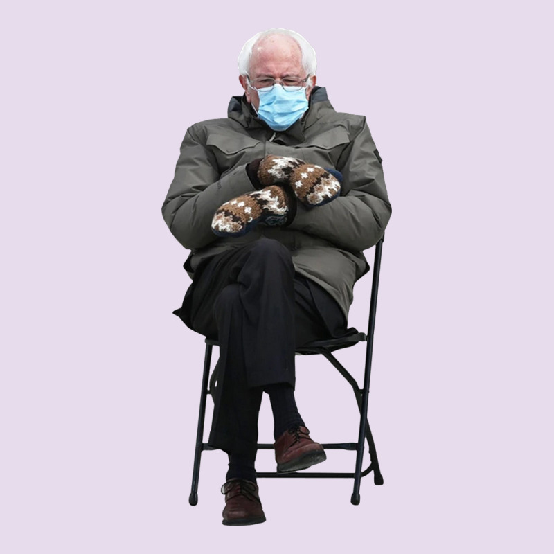 Bernie Sitting In The Cold With Mittens Meme Premium Hoodie by artisFamous | Teevron