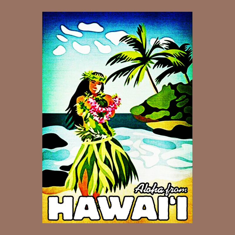 Hawaii Hula Girl Premium Hoodie by artisFamous | Teevron