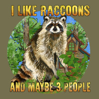 I Like Raccoons And 3 People Vintage Hoodie | Teevron