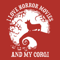 I Love Horror Movies And My Corgi Funny Corgi Premium Hoodie | Teevron