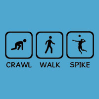 Crawl Walk Spike Volleyball Premium Hoodie | Teevron