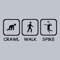 Crawl Walk Spike Volleyball Premium Hoodie | Teevron