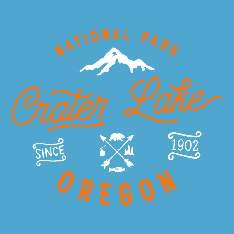 Crater Lake Oregon National Park Vintage Retro Premium Hoodie by artisFamous | Teevron