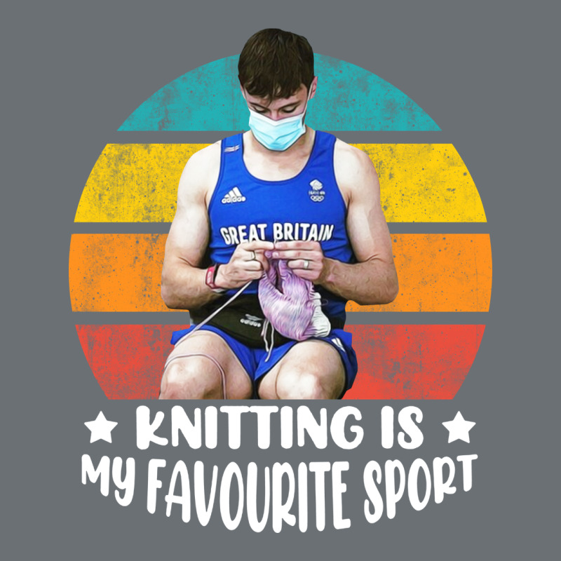 Tom Daley Knitting Is My Favourite Sport  3 Premium Hoodie by artisFamous | Teevron