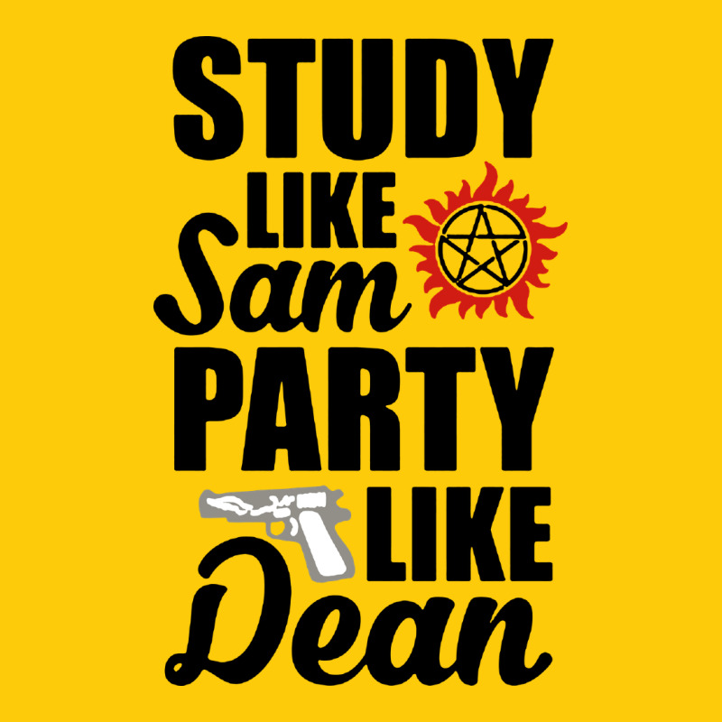 Study Like Sam Party Like Dean Premium Hoodie by artisFamous | Teevron