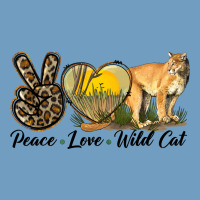 Peace Love Wild Cat Urban Heavy Tee | Teevron