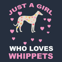 Just A Girl Who Loves Whippets Zipper Hoodie | Teevron