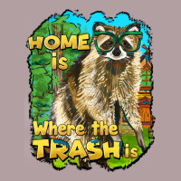 Raccoon Home Is Where The Trash Is Vintage Hoodie | Teevron