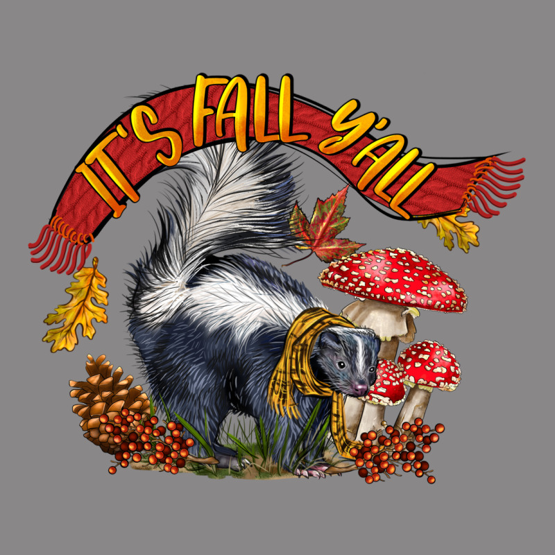 It's Fall Y'all Skunk Vintage Tee by LillyAllenDesigns | Teevron