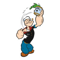 Popeye Spinach Retro Mens Funny | Teevron