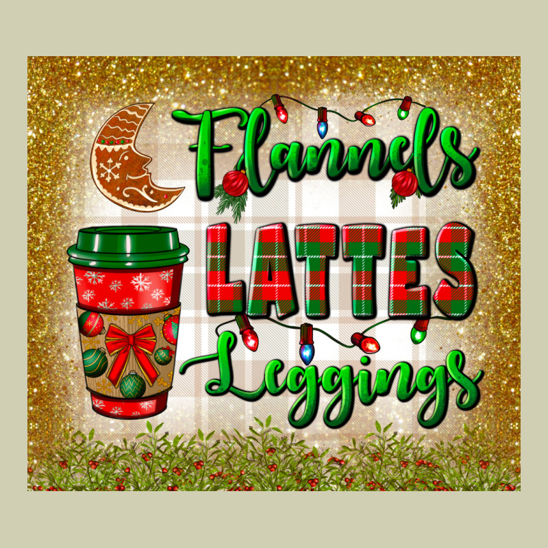 Flannels Lattes Leggings Tumbler Heavy Core Tee by BundleAndBundleShop | Teevron