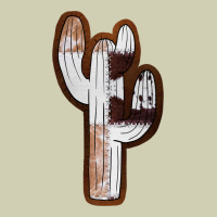 Leather Cowhide Cactus Heavy Core Tee | Teevron