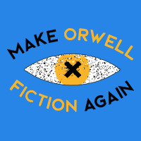 Make Orwell Fiction Again Premium Hoodie | Teevron
