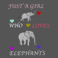 Just A Girl Who Loves Elephants Zipper Hoodie | Teevron