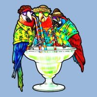 Parrots Drinking Margarita Hawaiian Premium Hoodie | Teevron