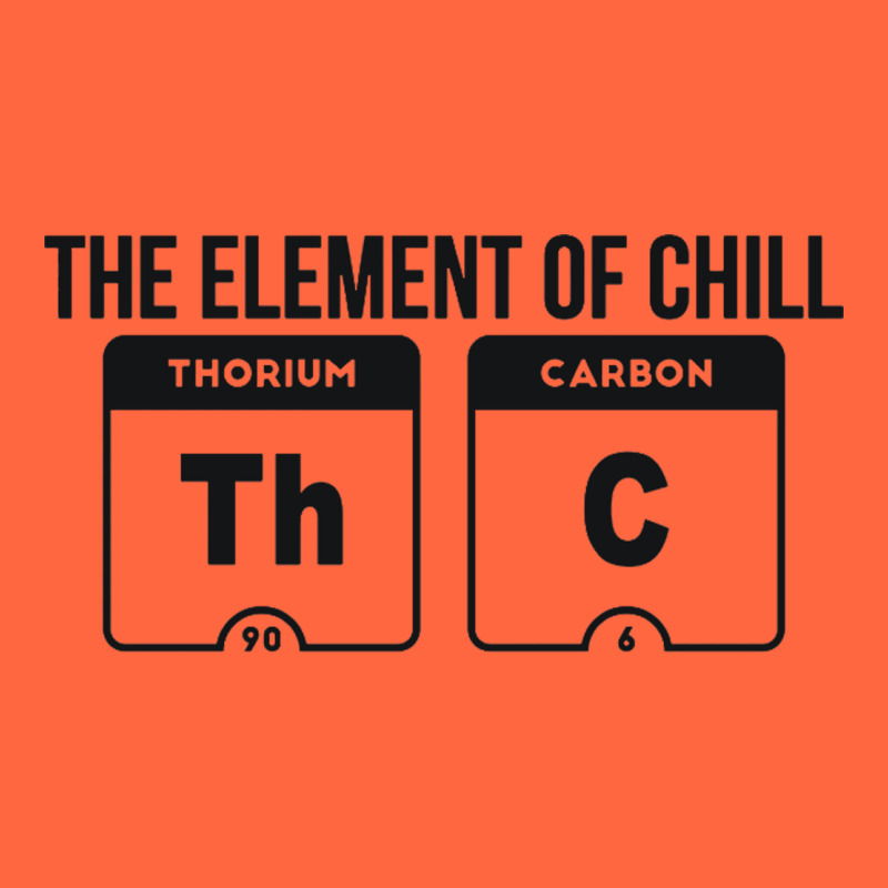 Mens The Element Of Chill Thc Marijuana Joke Black Premium Hoodie by artisFamous | Teevron