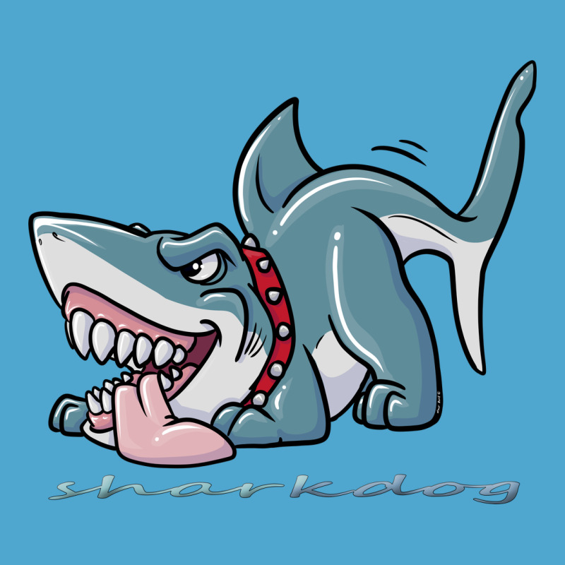 Sharkdog Sticker Premium Hoodie by artisFamous | Teevron