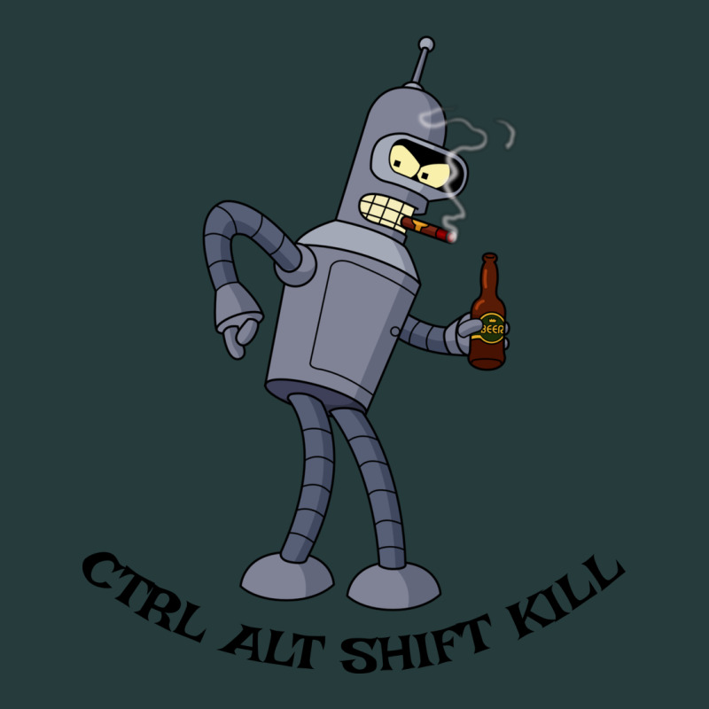 Futurama Ctrl Alt Shift Kill Bender Premium Hoodie by artisFamous | Teevron