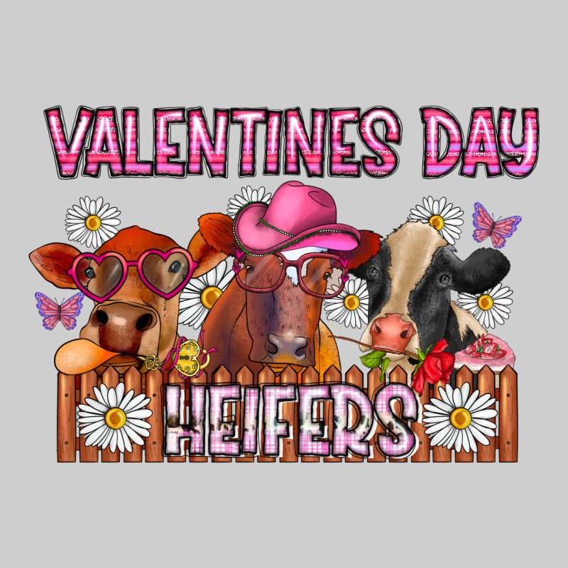 Valentines Day Heifers Premium Tee by CowhideDigitalArt | Teevron