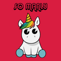 So Manly Funny Unicorn Premium Hoodie | Teevron