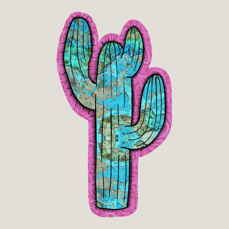 Western Turquoise Cactus Heavy Core Tee by RanaPortraitStore | Teevron