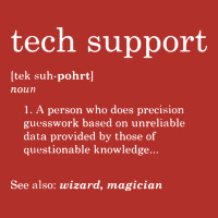 Funny Tech Support Definition Premium Hoodie | Teevron