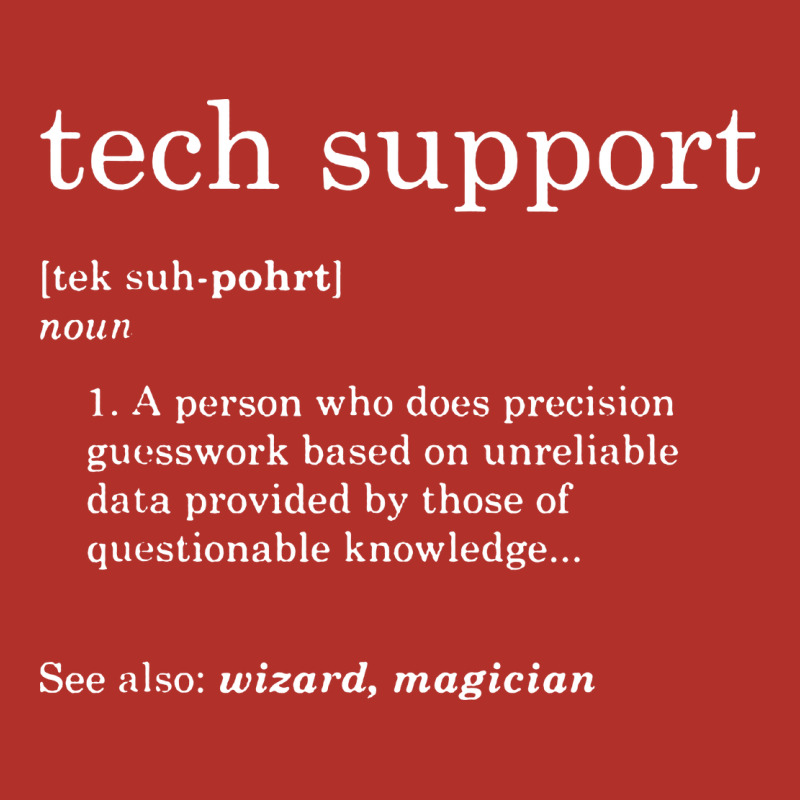 Funny Tech Support Definition Premium Hoodie by artisFamous | Teevron