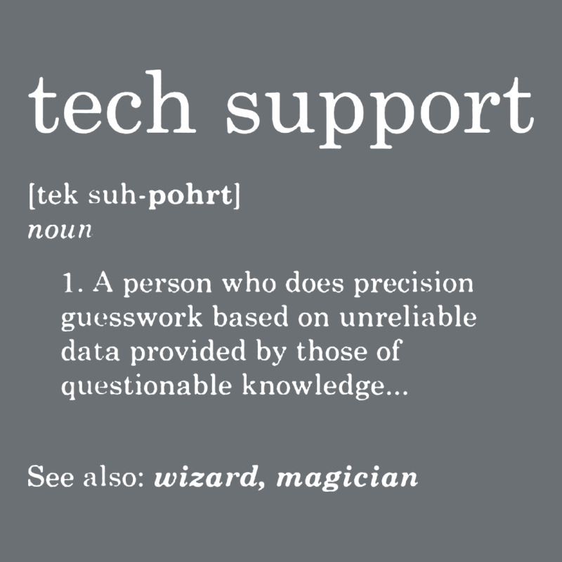 Funny Tech Support Definition Premium Hoodie by artisFamous | Teevron