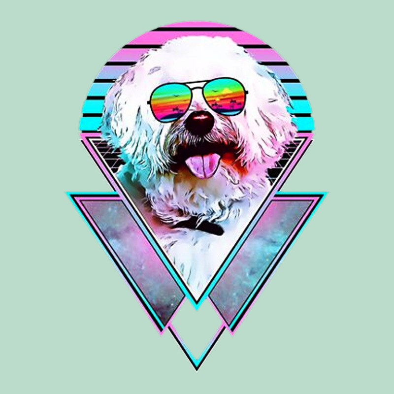 Bichons Frise Dog Vintage Premium Hoodie by artisFamous | Teevron