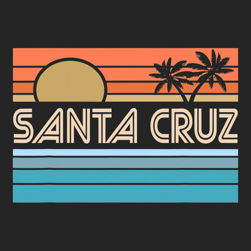 Santa C.r.u.z Cali Sunset 70s 80s Surfer Summer Sun Premium Hoodie by artisFamous | Teevron