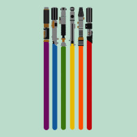 Rainbow Lightsaber Premium Hoodie | Teevron