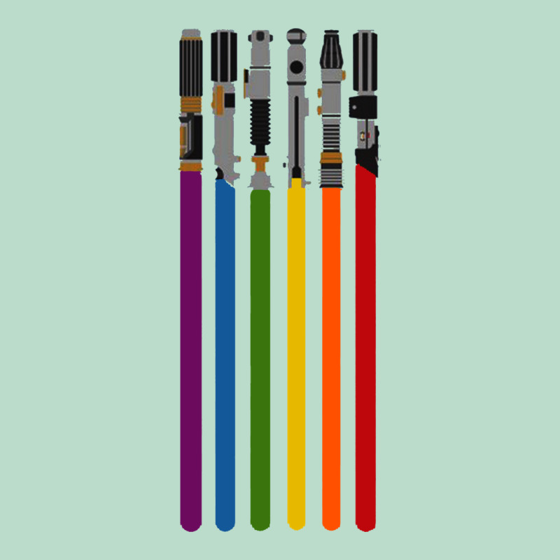 Rainbow Lightsaber Premium Hoodie by artisFamous | Teevron