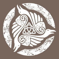 Celtic Trinity Knot Crow Spiritual Mandala Premium Hoodie | Teevron