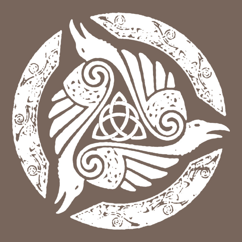 Celtic Trinity Knot Crow Spiritual Mandala Premium Hoodie by artisFamous | Teevron
