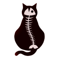 Cat with Fish Bone | Teevron