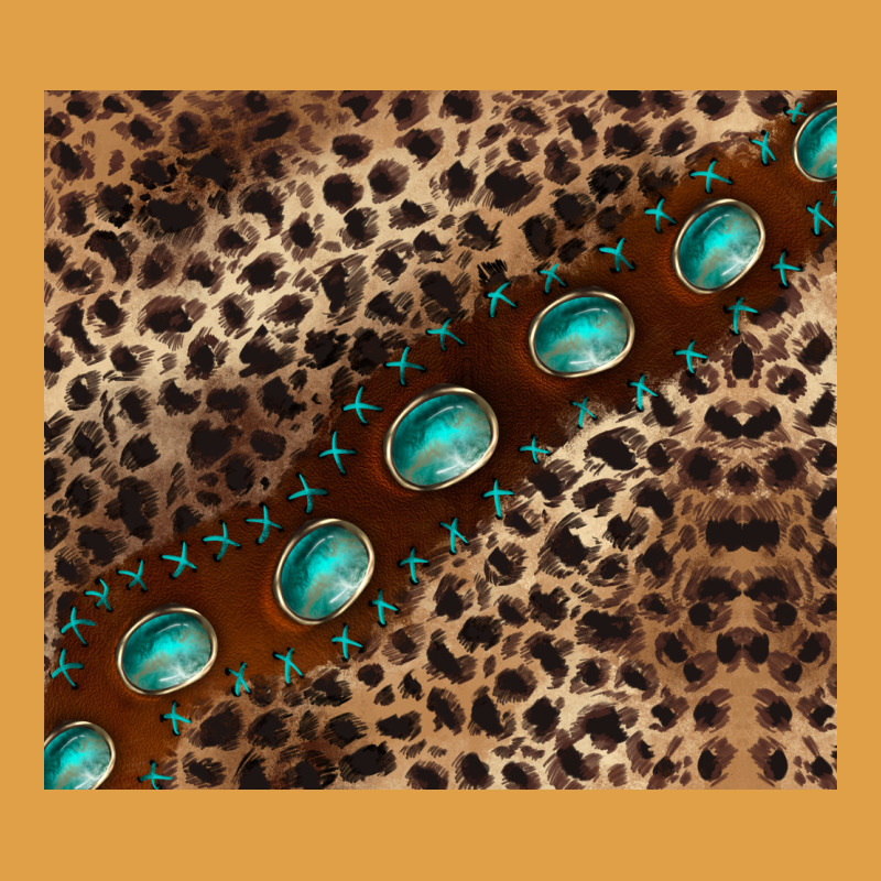 Leopard Gemstone Leather Premium Hoodie by BarkalooDesign | Teevron