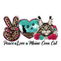 peace love maine coon cat | Teevron