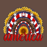 America Sunflower Rainbow Long Sleeve Tee | Teevron