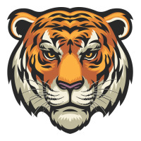 tiger vector face | Teevron