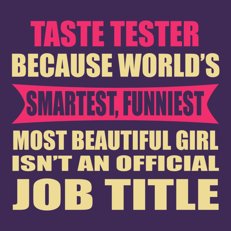 Taste Tester Funniest Isn't A Jobtitle Premium Hoodie by artisFamous | Teevron