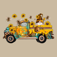 Western Bee Gnomes Truck Sunflowers Honeycomb Beehive Honey Turquoise Long Sleeve Tee | Teevron