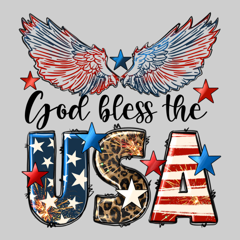 Western God Bless The Usa 4th Of July Premium Tee by LillyAllenDesigns | Teevron